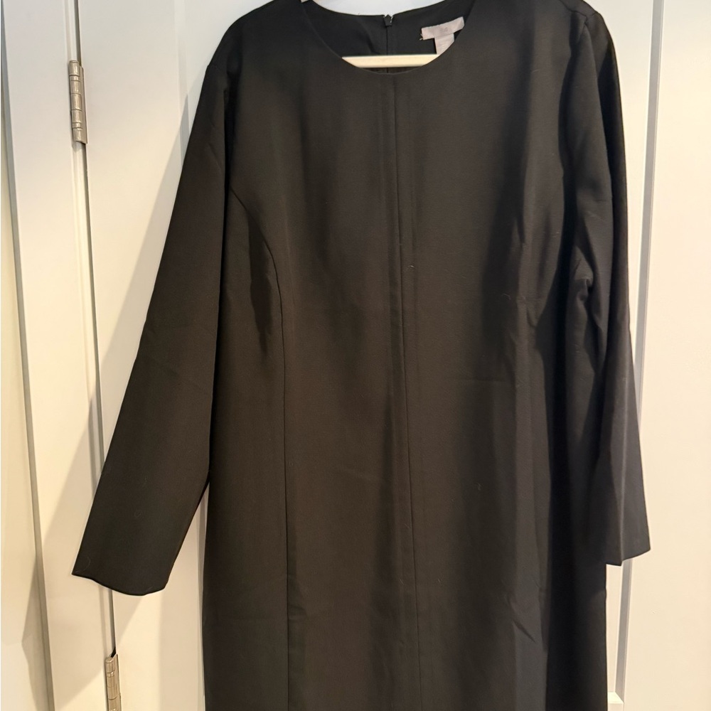 H&M Classic Black Long Sleeve Dress